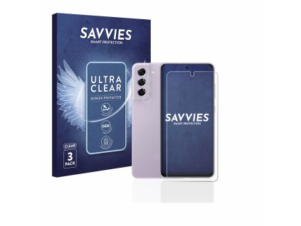 Samsung Galaxy S21 FE 5G (Előlapi + Kamera) típusú telefonhoz 6db-os Savvies SU75 kijelzőfólia