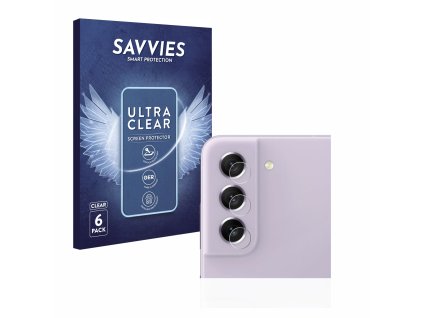 Samsung Galaxy S21 FE 5G (Csak kamera) típusú telefonhoz 6db-os Savvies SU75 kijelzőfólia