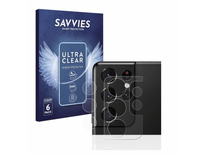 Samsung Galaxy S21 Ultra 5G (Csak kamera) típusú telefonhoz 6db-os Savvies SU75 kijelzőfólia