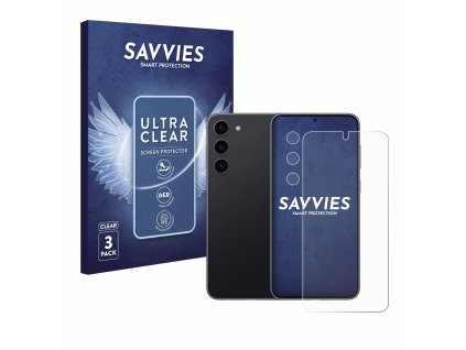 Samsung Galaxy S23 (Előlapi + Kamera) típusú telefonhoz 6db-os Savvies SU75 kijelzőfólia