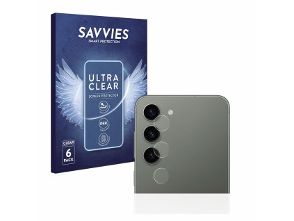 Samsung Galaxy S23 Plus (Csak kamera) típusú telefonhoz 6db-os Savvies SU75 kijelzőfólia