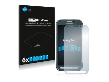 Samsung Galaxy S5 Active típusú telefonhoz 6db-os Savvies SU75 kijelzőfólia
