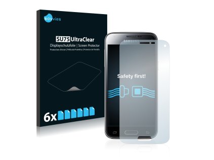 Samsung Galaxy S5 Mini Duos típusú telefonhoz 6db-os Savvies SU75 kijelzőfólia