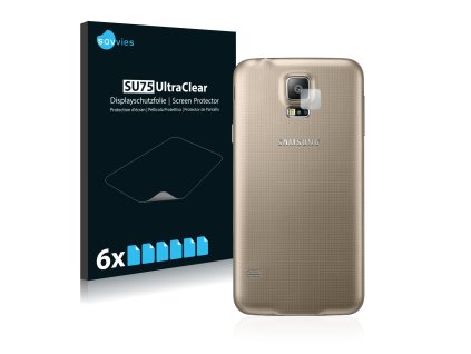 Samsung Galaxy S5 Neo (Csak kamera) típusú telefonhoz 6db-os Savvies SU75 kijelzőfólia
