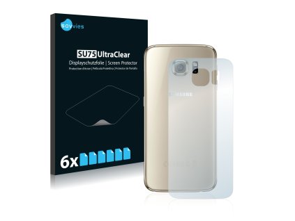 Samsung Galaxy S6 (Hátlapi) típusú telefonhoz 6db-os Savvies SU75 kijelzőfólia