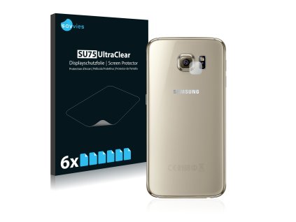 Samsung Galaxy S6 (Csak kamera) típusú telefonhoz 6db-os Savvies SU75 kijelzőfólia