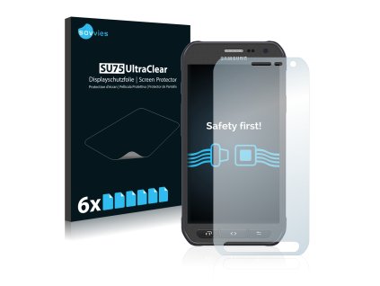 Samsung Galaxy S6 Active SM-G890A típusú telefonhoz 6db-os Savvies SU75 kijelzőfólia