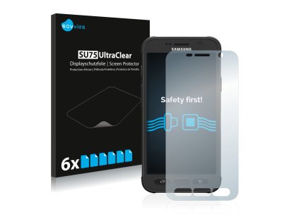 Samsung Galaxy S7 Active típusú telefonhoz 6db-os Savvies SU75 kijelzőfólia