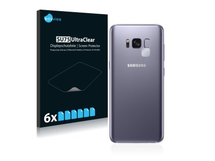 Samsung Galaxy S8 (Csak kamera) típusú telefonhoz 6db-os Savvies SU75 kijelzőfólia