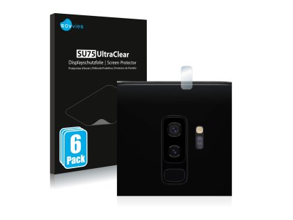 Samsung Galaxy S9 Plus (Csak kamera) típusú telefonhoz 6db-os Savvies SU75 kijelzőfólia