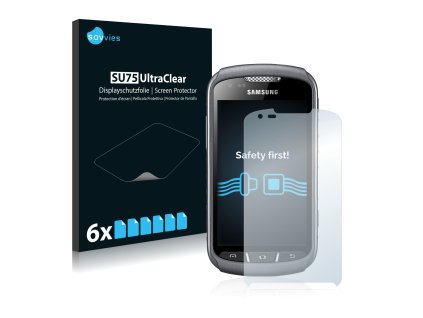 Samsung Galaxy Xcover 2 S7710 típusú telefonhoz 6db-os Savvies SU75 kijelzőfólia