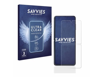 Samsung Galaxy Z Flip típusú telefonhoz 6db-os Savvies SU75 kijelzőfólia