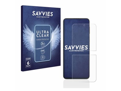Samsung Galaxy Z Flip 4 típusú telefonhoz 6db-os Savvies SU75 kijelzőfólia