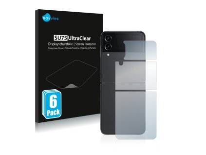 Samsung Galaxy Z Flip 4 (Hátlapi) típusú telefonhoz 6db-os Savvies SU75 kijelzőfólia