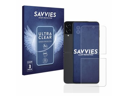Samsung Galaxy Z Flip 4 (Előlapi + Kamera) típusú telefonhoz 6db-os Savvies SU75 kijelzőfólia