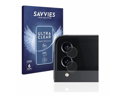 Samsung Galaxy Z Flip 4 (Csak kamera) típusú telefonhoz 6db-os Savvies SU75 kijelzőfólia