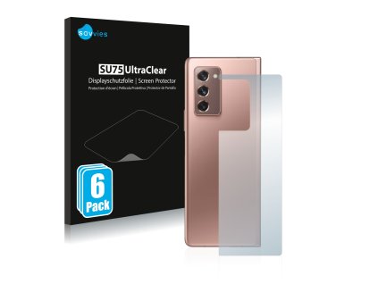 Samsung Galaxy Z Fold 2 5G (Hátlapi) típusú telefonhoz 6db-os Savvies SU75 kijelzőfólia