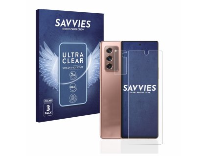 Samsung Galaxy Z Fold 2 5G (Előlapi + Kamera) típusú telefonhoz 6db-os Savvies SU75 kijelzőfólia