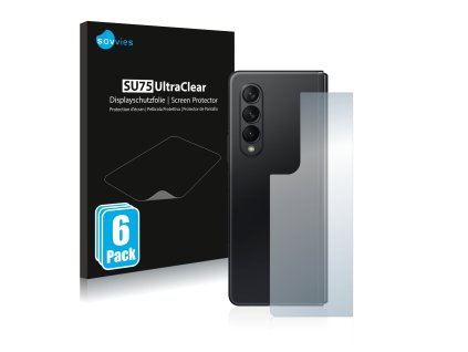 Samsung Galaxy Z Fold 3 5G (Hátlapi) típusú telefonhoz 6db-os Savvies SU75 kijelzőfólia