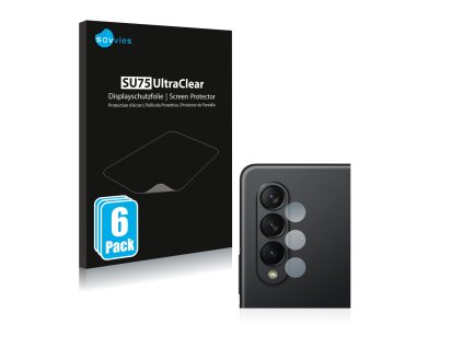 Samsung Galaxy Z Fold 3 5G (Csak kamera) típusú telefonhoz 6db-os Savvies SU75 kijelzőfólia