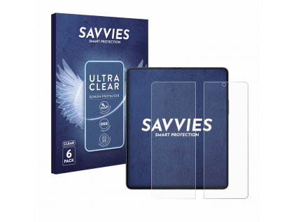 Samsung Galaxy Z Fold 5 (Belső kijelző) típusú telefonhoz 6db-os Savvies SU75 kijelzőfólia