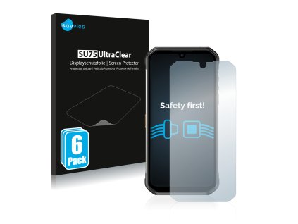 Ulefone Armor 11T 5G típusú telefonhoz 6db-os Savvies SU75 kijelzőfólia