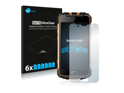 Ulefone Armor 2 típusú telefonhoz 6db-os Savvies SU75 kijelzőfólia