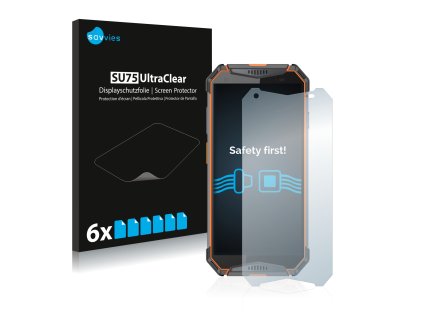 Ulefone Armor 3 típusú telefonhoz 6db-os Savvies SU75 kijelzőfólia