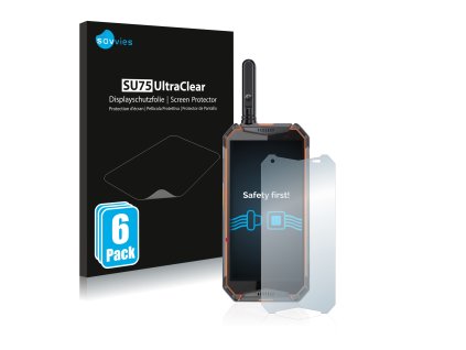 Ulefone Armor 3w típusú telefonhoz 6db-os Savvies SU75 kijelzőfólia