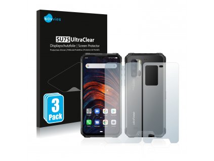 Ulefone Armor 7 (Előlapi + Hátlapi) típusú telefonhoz 6db-os Savvies SU75 kijelzőfólia