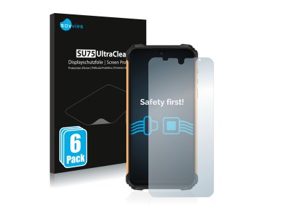 Ulefone Armor 8 típusú telefonhoz 6db-os Savvies SU75 kijelzőfólia