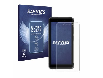 Ulefone Armor X10 típusú telefonhoz 6db-os Savvies SU75 kijelzőfólia