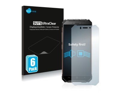 Ulefone Armor X2 típusú telefonhoz 6db-os Savvies SU75 kijelzőfólia