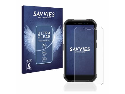 Ulefone Armor X6 Pro típusú telefonhoz 6db-os Savvies SU75 kijelzőfólia