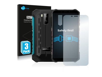 Ulefone Armor X9 (Előlapi + Kamera) típusú telefonhoz 6db-os Savvies SU75 kijelzőfólia