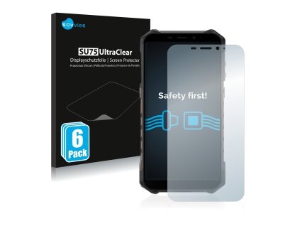 Ulefone Armor X9 Pro típusú telefonhoz 6db-os Savvies SU75 kijelzőfólia