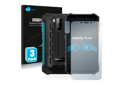 Ulefone Armor X9 Pro (Előlapi + Kamera) típusú telefonhoz 6db-os Savvies SU75 kijelzőfólia