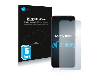 Ulefone Note 10 típusú telefonhoz 6db-os Savvies SU75 kijelzőfólia
