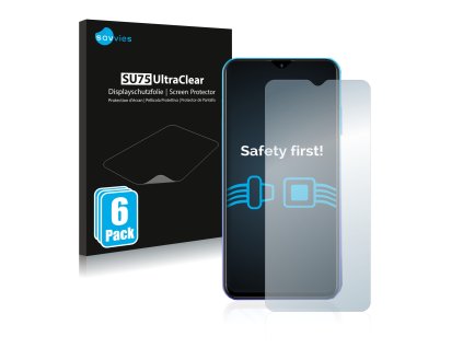 Ulefone Note 12P típusú telefonhoz 6db-os Savvies SU75 kijelzőfólia