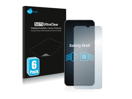 Ulefone Note 14 típusú telefonhoz 6db-os Savvies SU75 kijelzőfólia