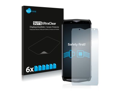 Ulefone Power 5 típusú telefonhoz 6db-os Savvies SU75 kijelzőfólia