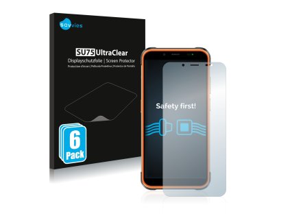 Ulefone Power Armor 16 Pro típusú telefonhoz 6db-os Savvies SU75 kijelzőfólia