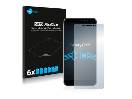 Ulefone S8 Pro típusú telefonhoz 6db-os Savvies SU75 kijelzőfólia