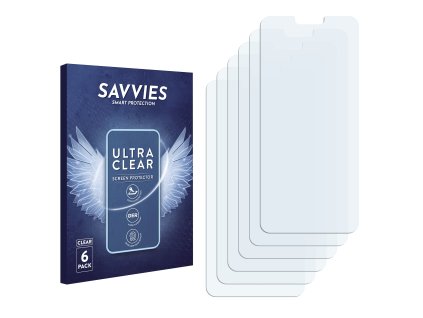 Ulefone T2 típusú telefonhoz 6db-os Savvies SU75 kijelzőfólia