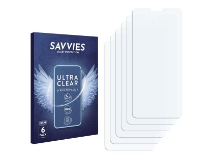 Ulefone T2 Pro típusú telefonhoz 6db-os Savvies SU75 kijelzőfólia