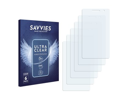 Ulefone U69 típusú telefonhoz 6db-os Savvies SU75 kijelzőfólia