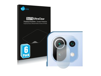 Xiaomi 11 Lite 5G NE (Csak kamera) típusú telefonhoz 6db-os Savvies SU75 kijelzőfólia