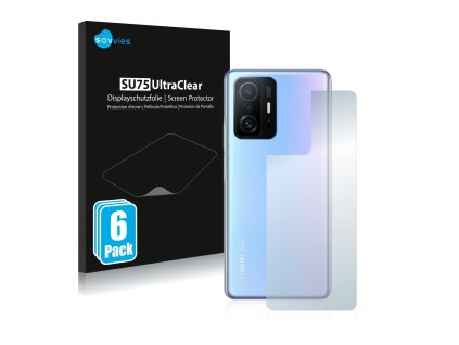 Xiaomi 11T (Hátlapi) típusú telefonhoz 6db-os Savvies SU75 kijelzőfólia