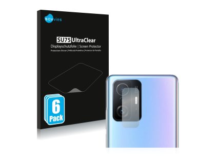 Xiaomi 11T (Csak kamera) típusú telefonhoz 6db-os Savvies SU75 kijelzőfólia