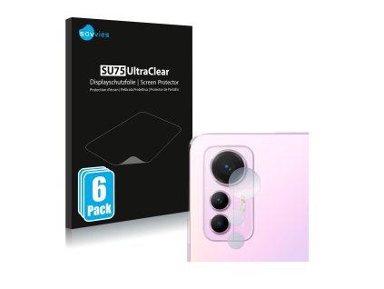 Xiaomi 12 Lite (Csak kamera) típusú telefonhoz 6db-os Savvies SU75 kijelzőfólia